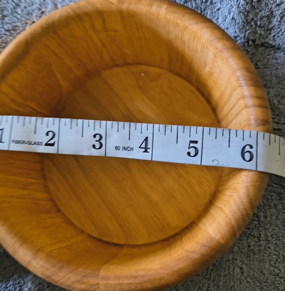 Dansk International Designs Set of 2 Wood Bowls Minimalist Salad All Occasions